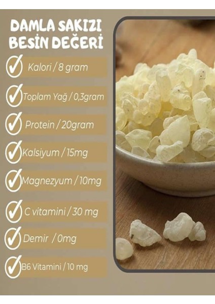 Damla Sakızı Tozu Doğal - Sakız Adalarından 5 gr - Öğütülmüş Damla Sakızı fırsatları