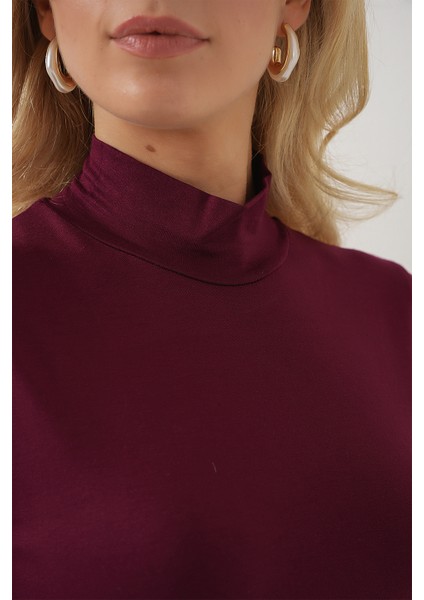 Kadın Kolsuz Body 4348 - Bordo indirimleri