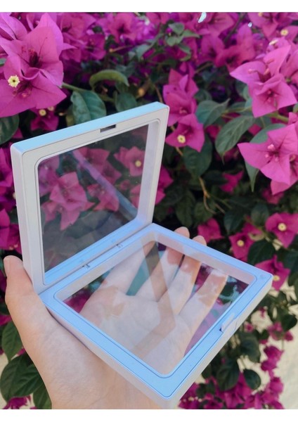 Çok Amaçlı 3D Aksesuar Kutusu 11x11x2 cm Gri Renk indirimleri