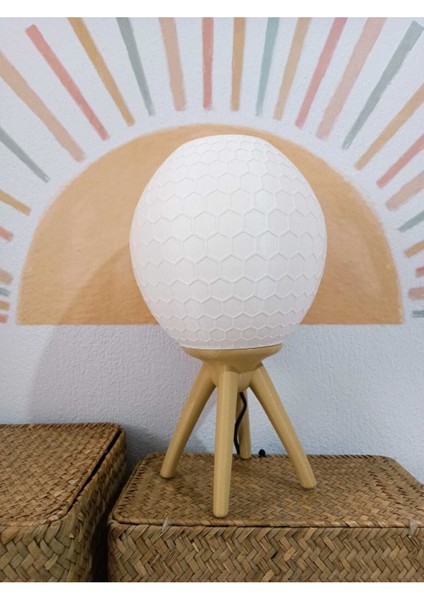 Çok Renkli 3D Abajur ile Odanıza Renk Katın, Şık ve Güzel Dekor! fiyatları