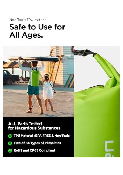 Aqua Shield Waterproof Ipx6 Sertifikalı Su Geçirmez Sırt Çantası 30L Snow Cactus Green A631 - AMP07230 modelleri