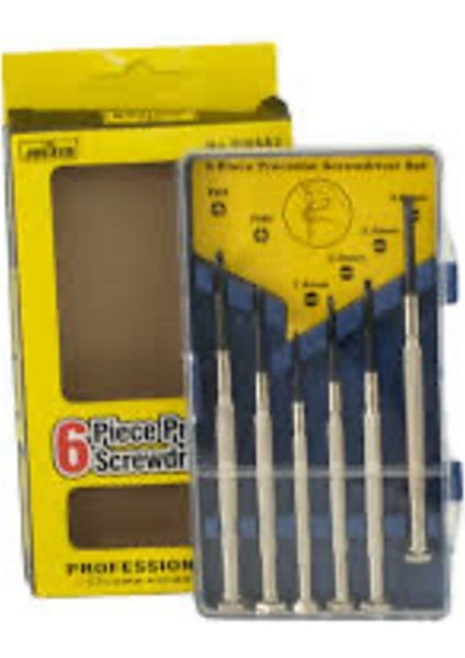 6'lı Mini Tornavida Seti, Kılıflı, Hafif ve Pratik Tamir Seti fiyatları