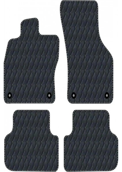 Renault Clio-2 1998 - 2004 Uyumlu Siyah Dikişli Siyah Deri Paspas fiyatları