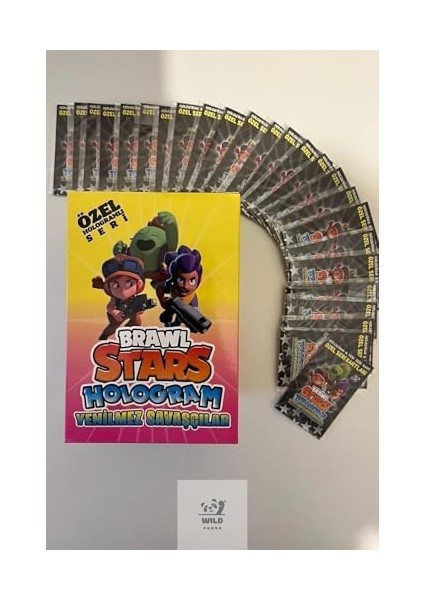 Winky Brawl Stars Yenilmez Savaşçılar Kart Oyunları (25 Poşet 50 Kart) Özel Seri Kart fiyatları