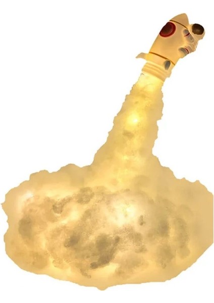 Işıklı Cam Küre Satürnlü Kız Modeli, Renkli ve Şık Dekorasyon Parçası