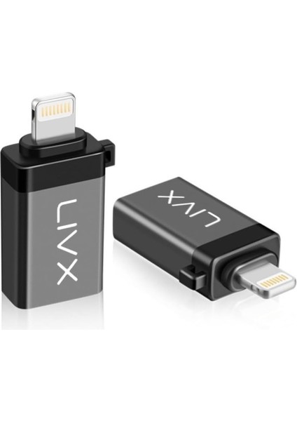 Lightning To USB 3.0 Otg Çevirici Adaptör Siyah Otglgm