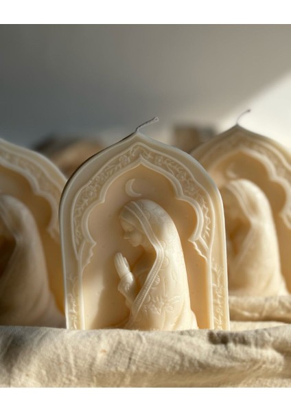 Dua Eden Kadın El Yapımı %100 Doğal Soya Wax Mum - Krem Açık Renk fiyatları