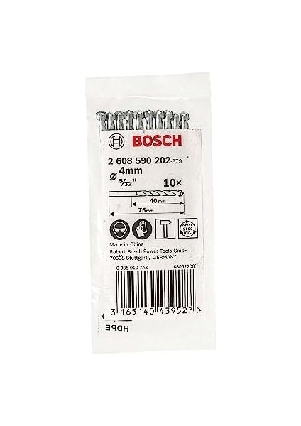 Cyl-1 Beton Matkap Ucu 4X75MM 10LU modelleri