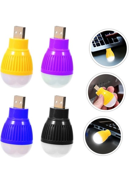 Mini USB Gece Lambası Renkli Aydınlatma, Taşınabilir ve Şık Tasarım