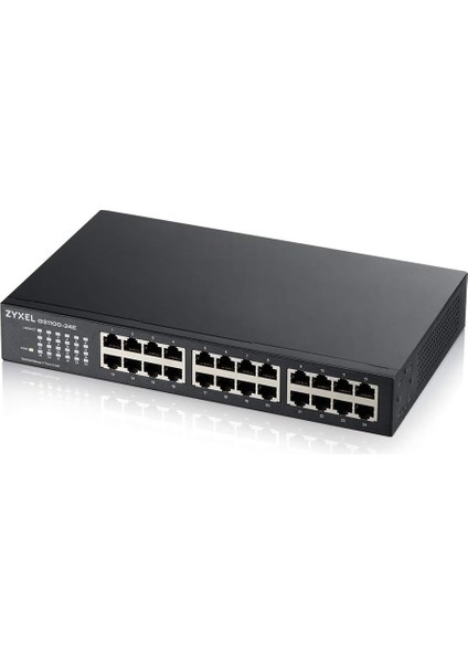 24-Port 10/100/1000 Gigabit Ethernet Unmanaged Switch | Fansız Tasarım