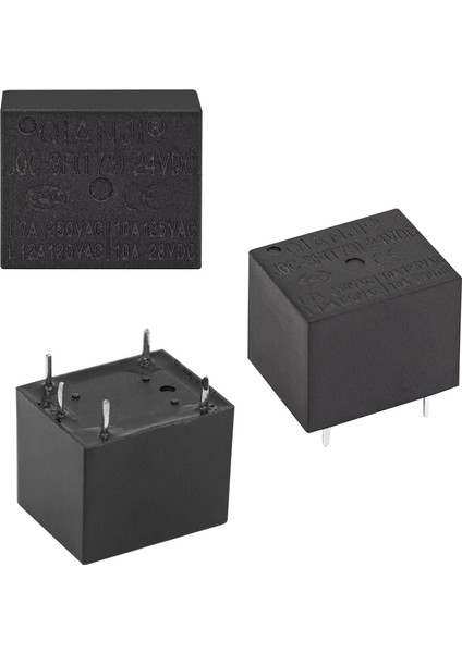 24V Role Tek Kontak 5 Bacak 10 Amper (5232)