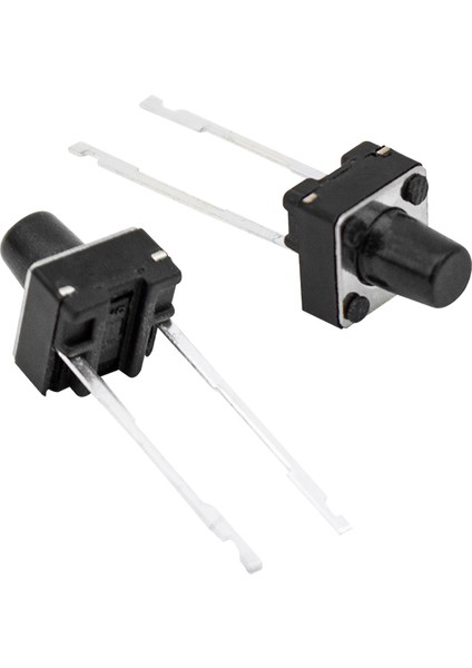 Tact Swıtch Şaseli 6X6X3.5MM 2 Bacak IC-200A (C9 Buton) (5232)