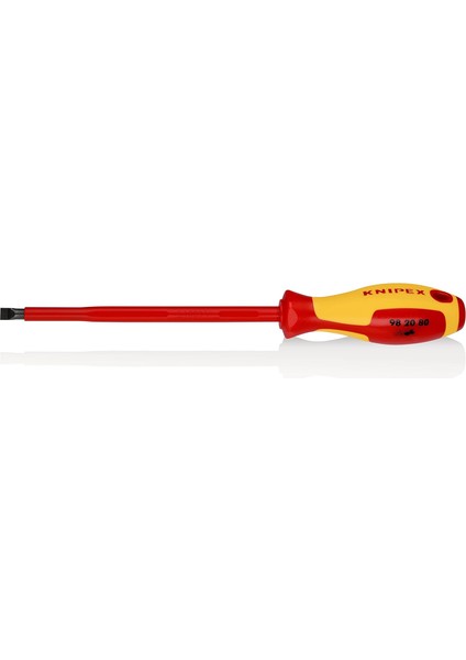 Yarıklı Vidalar Için Tornavida, Perdahlı, Yalıtkan Çok Bileşenli Sap, 295 mm 98 20 80