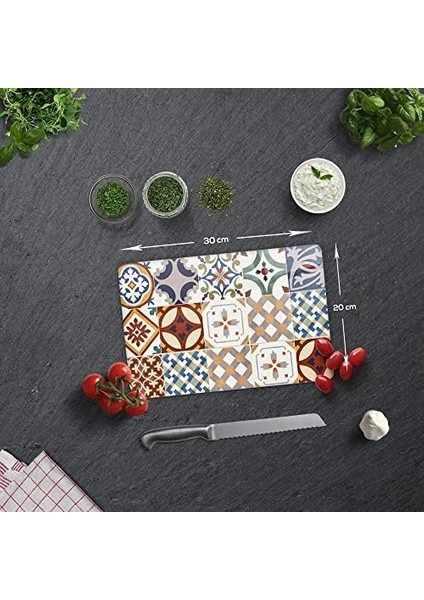 Çini Desen | Cam Kesme Tahtası (20CM x 30CM) fiyatları