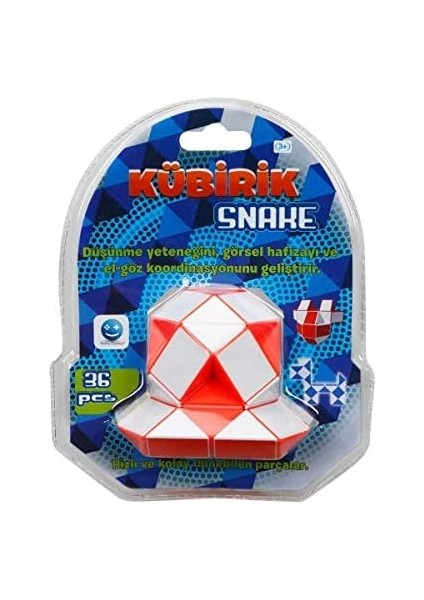 S00001623 Kübirik Snake Zeka Küpü, Çok Renkli