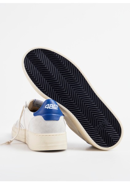 Beyaz - Mavi Erkek Sneaker Hyper fırsatları