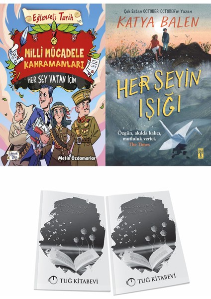 Milli Mücadele Kahramanları Her Şey Vatan Için ve Her Şeyin Işığı + Hediyeli