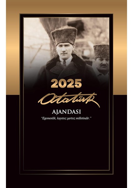 Kelebek 2025 Atatürk Ajanda