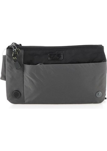 31400 Çift Bölmeli Bel Çantası Gri