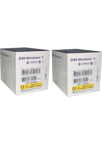 3 Mezoterapi Iğnesi 30 gr x 0,3 x 13 mm 200'LÜ