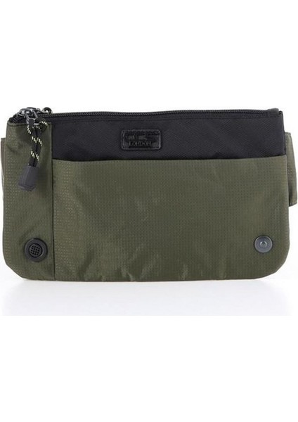31400 Çift Bölmeli Bel Çantası Yeşil