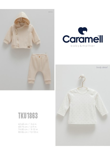 Barbosa Soft Teddy 3'lü Takım (3-6AY/6-9AY/9-12AY/12-18AY) TKU1863 Yeni Sezon 2025 fiyatları