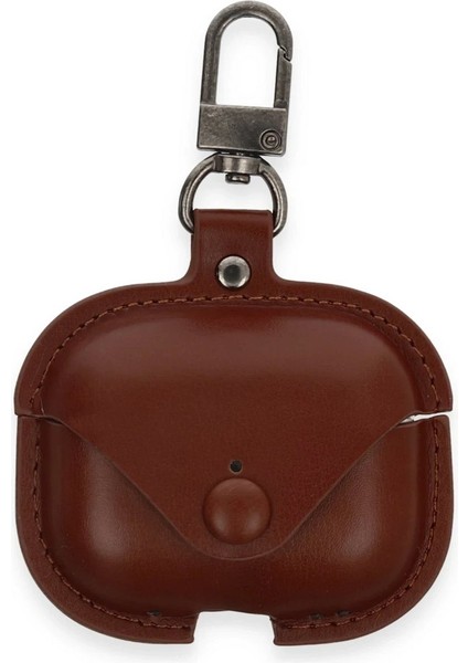 CPT83 Airpods 3 (3.nesil) Çanta Deri Kılıf - Kahverengi fırsatları