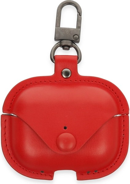 CPT83 Airpods Pro 2 (2.nesil) Çanta Deri Kılıf - Kırmızı fırsatları