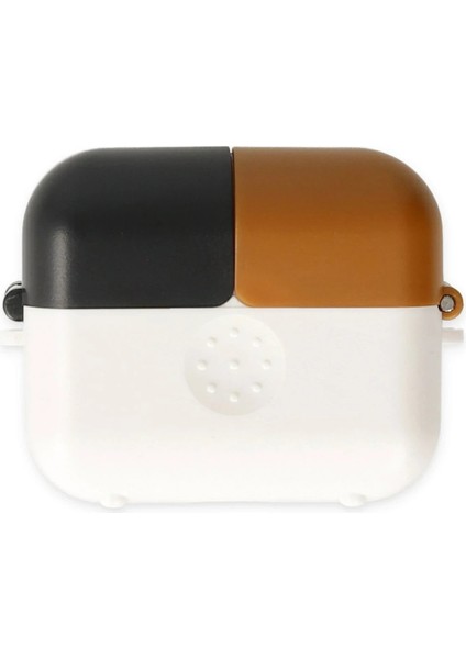 CPT16 Airpods 3 (3.nesil) Basmalı Kılıf - Beyaz-Siyah-Kahverengi