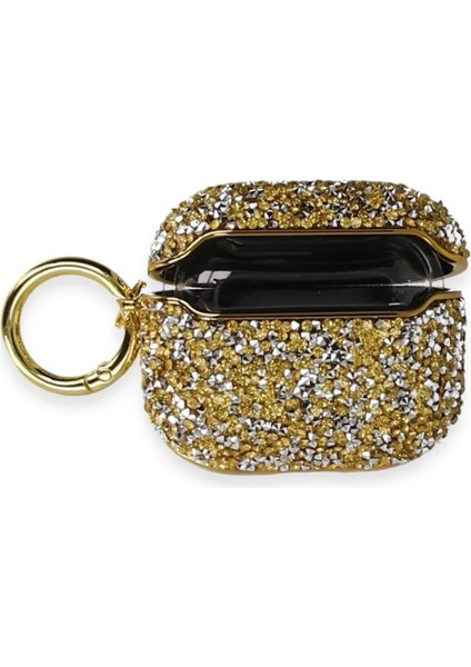 CPT83 Airpods Pro (1.nesil) Mira Taşlı Kılıf - Gold indirimleri