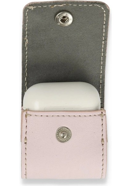 Airpods Pro (1.nesil) Askılı Kılıf - Pudra