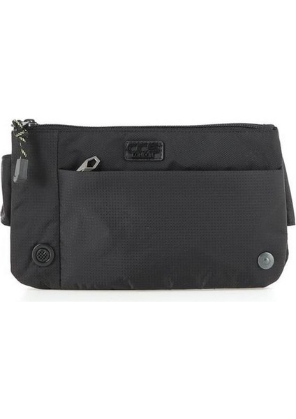 31400 Çift Bölmeli Bel Çantası Siyah
