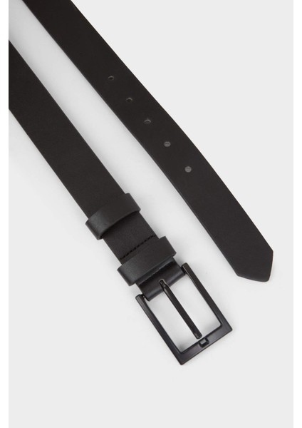 Erkek Dikdörtgen Toka Suni Deri Günlük Kemer F6809AXNS fiyatları