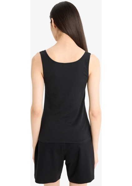 Regular Fit Pamuklu Atlet-Fall in Love R9041AZ25AU