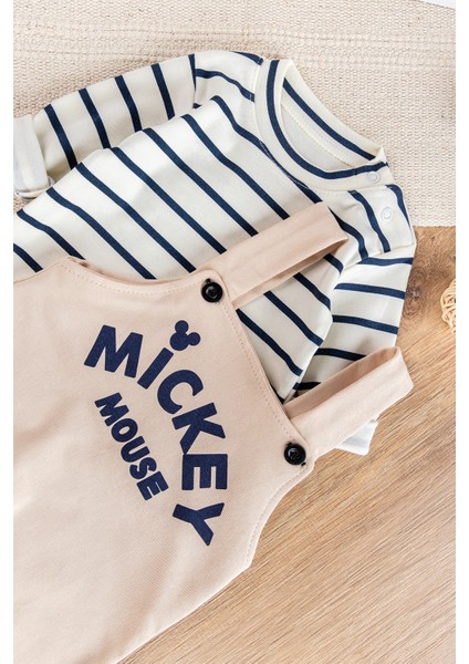 Figürlü 2'li Erkek Bebek Tulum Salopet Takım fırsatları