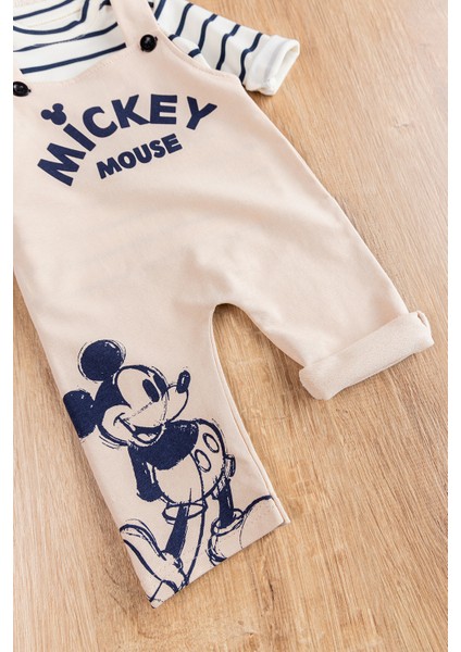 Figürlü 2'li Erkek Bebek Tulum Salopet Takım indirimleri