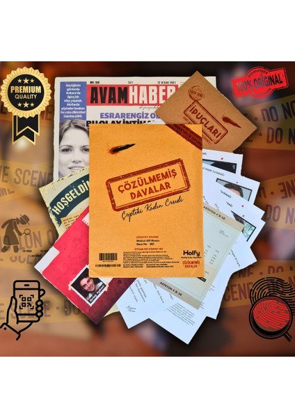 Dedektif Oyunu-Çözülmemiş Davalar Oyunu-Gizem Bulmaca Oyunu modelleri