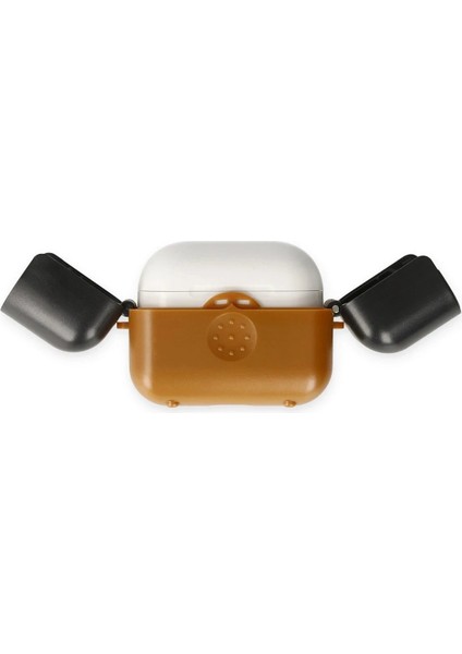 CPT16 Airpods 3 (3.nesil) Basmalı Kılıf - Kahverengi-Siyah fiyatları
