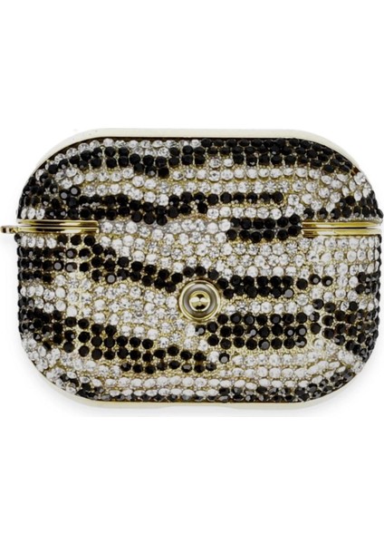 CPT83 Airpods Pro 2 (2.nesil) Klor Taşlı Kılıf - Desen 5