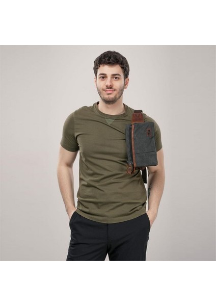 31510 Çift Kanvas Bel Çantası Siyah fırsatları