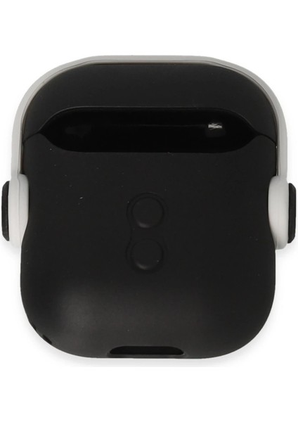 CPT83 Airpods 2 (2.nesil) Cool Kılıf - Siyah-Beyaz