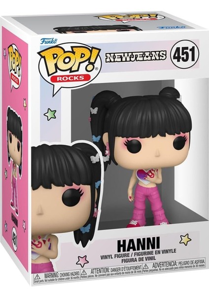 Pop! Rocks: New Jeans, Hanni, Resmi Vinil Koleksiyon Figürü