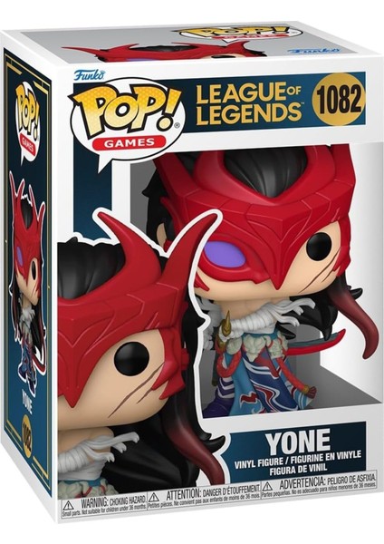 Pop! Games: Lol Akali League Of Legends Koleksiyonluk Vinil Figür 9,5 cm