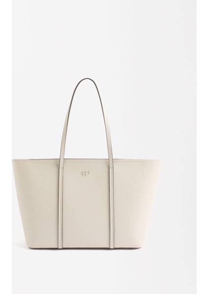Dokulu Günlük Shopper Çanta
