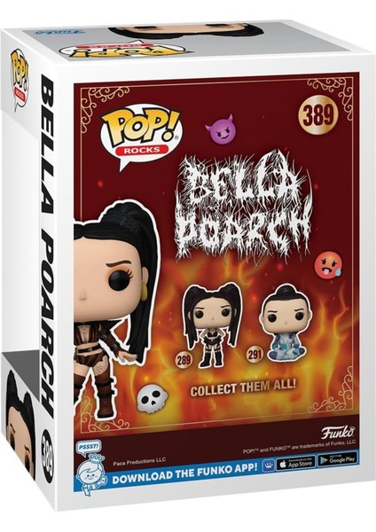 Pop! Rocks: Bella Poarch (Inferno) Koleksiyonluk Vinil Figür, Resmi Ürün