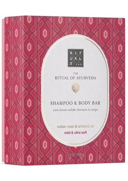 The Ritual Of Ayurveda Beauty Bar 100G, %91 Doğal Içerikli Şampuan ve Vücut Sabunu