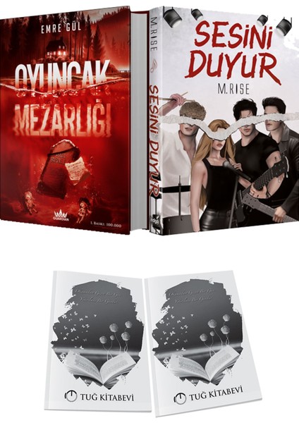 Sesini Duyur 1 Ciltli ve Guardian Oyuncak Mezarlığı Ciltli Emre Gül 2li Set + Hediyeli