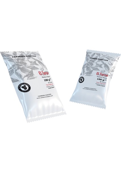 Canberra 3'lü Paket El Turco Medium Roast – Türk Kahvesi 100 gr
