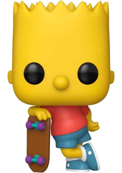 Pop! Simpsons Bart Simpson Vinil Figür 9,5 cm Koleksiyonluk Hediye