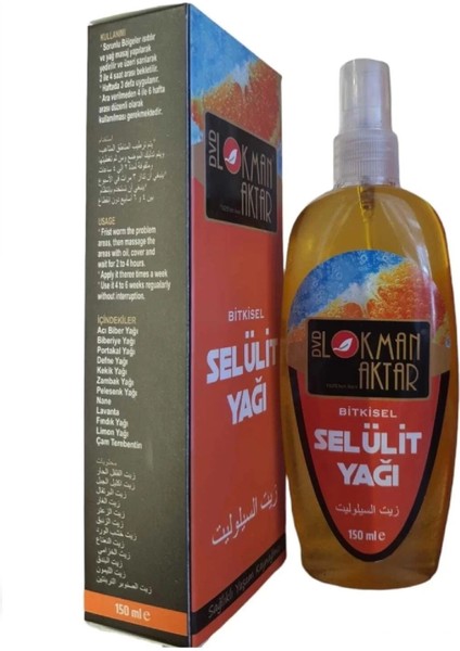 Selülit Yağı 150 ml 2 Adet, Lokman Aktar fırsatları